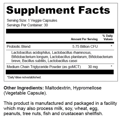 Value Terrace 3 Probiotic ingredients